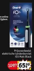 Oral-B - elektrische tandenborstel iO3 Matt Black