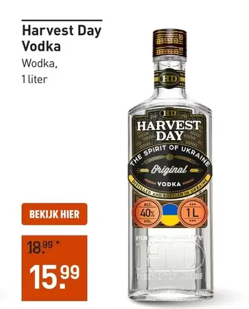 Spirit - Harvest Day Vodka