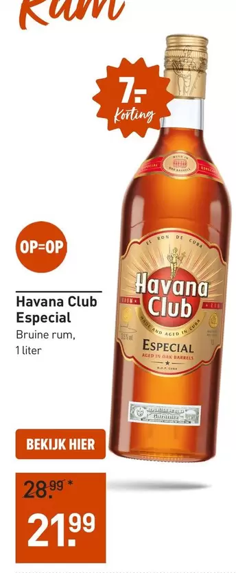 Havana Club -  Especial Bruine rum