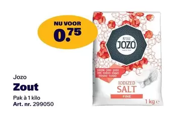 Zout Pak à 1 kilo Art. nr. 299050