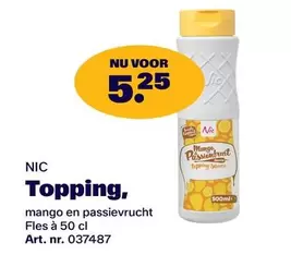 NIC Topping, mango en passievrucht