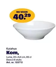 Kom, Lume, 20 x 6,4 cm, 85 cl, Doos à 6 stuks