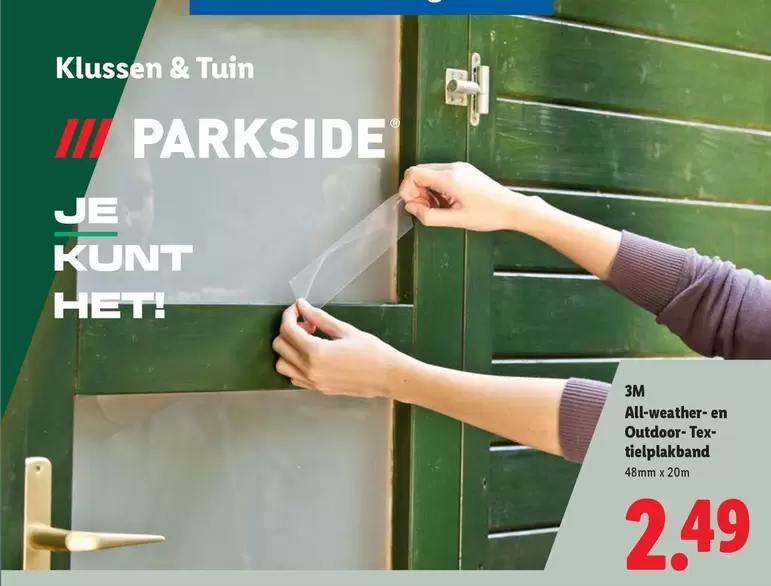 All-weather- en Outdoor-Textielplakband