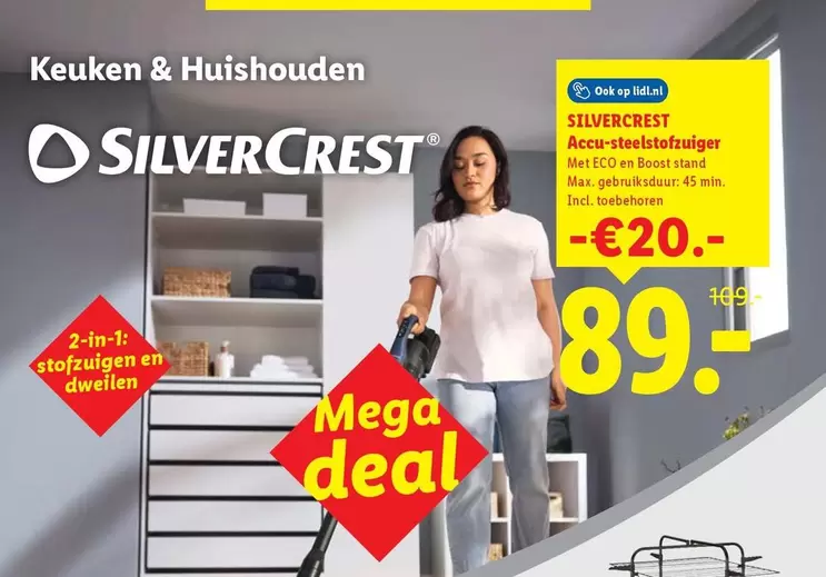 mega - Accu-steelstofzuiger