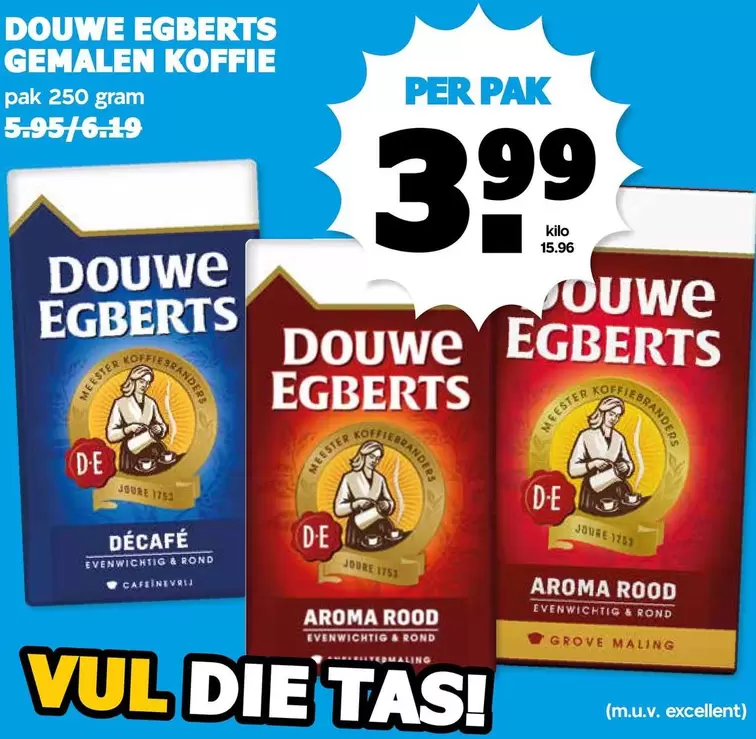 Douwe Egberts - GEMALEN KOFFIE