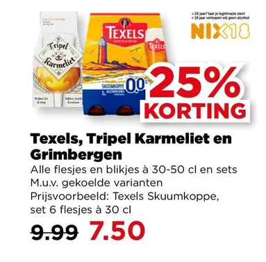 Texels - Tripel Karmeliet en Grimbergen