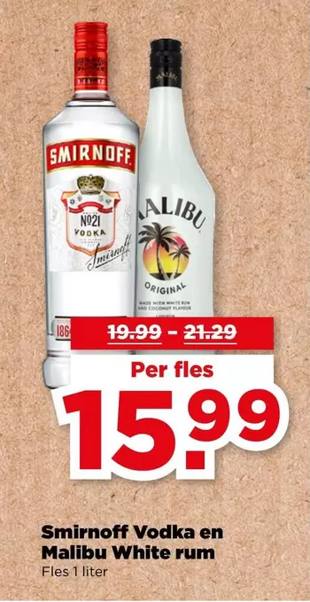 Smirnoff - Vodka and White rum