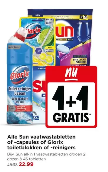 NS - vaatwastabletten of -capsules of toiletblokken