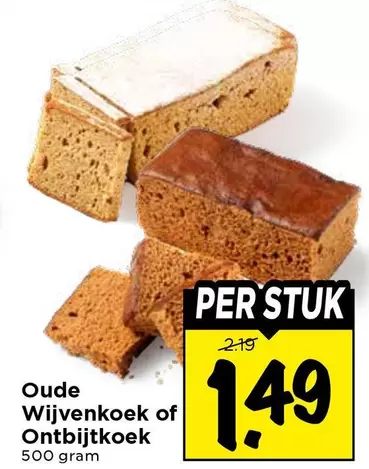 Oude Wijvenkoek of Ontbijtkoek
