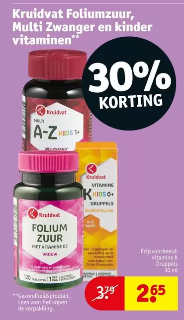 Kinder - Foliumzuur, Multi Zwanger en kinder vitaminen