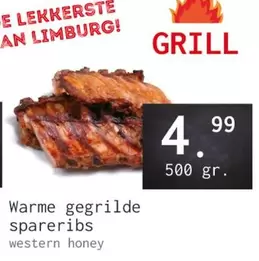 Honey - Warme gegrilde spareribs