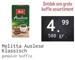 Auslese Klassisch gemalen koffie