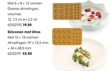 MM - Silicone mat Ulivo, Mat 12 + 15 vormen, 62102191
