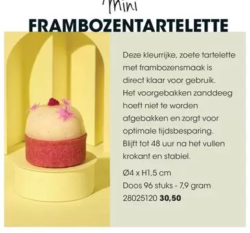 Mini Frambozentartelette 28025120