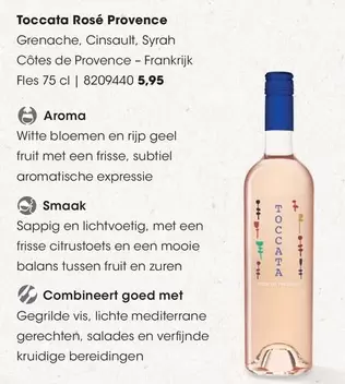 it - Toccata Rosé Provence Fles 75 cl | 8209440