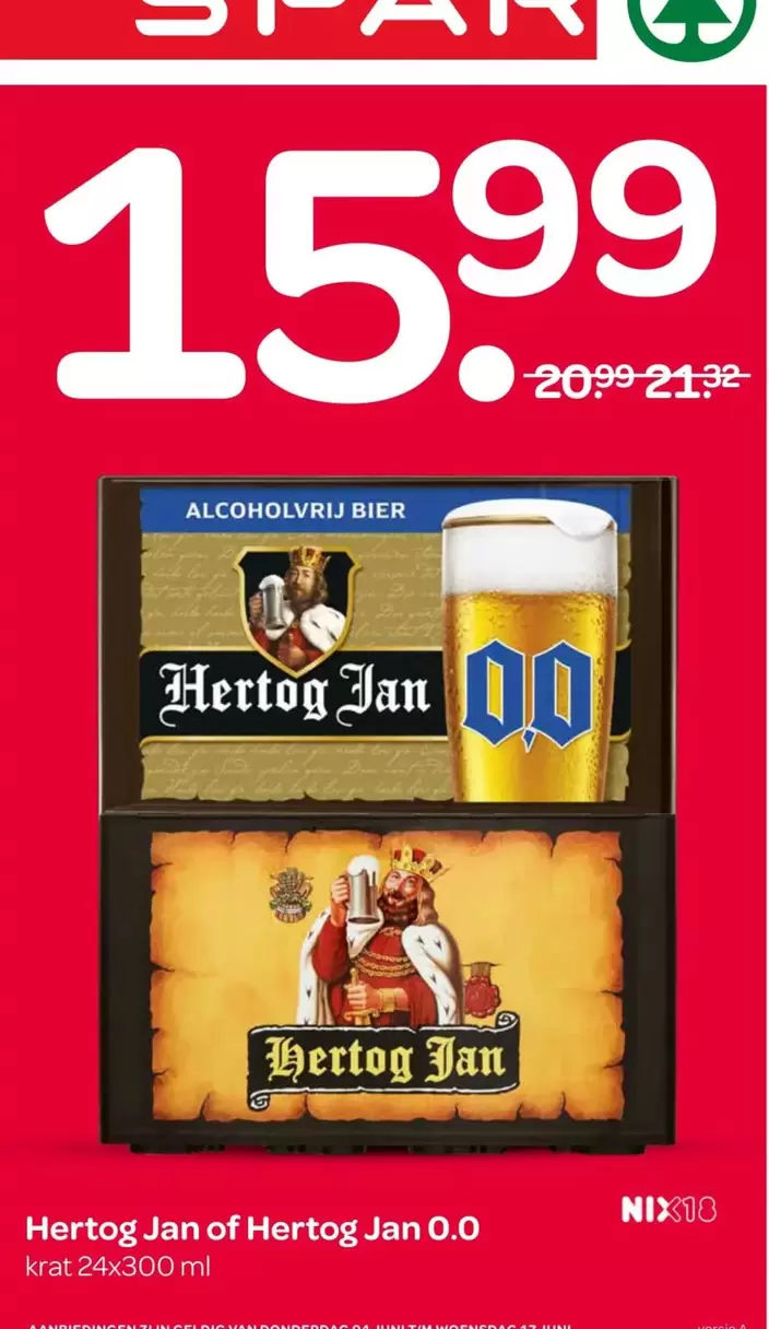 Hertog Jan - of 0.0 krat 24x300 ml