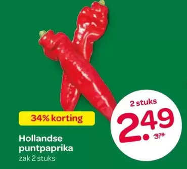 Hollandse puntpaprika