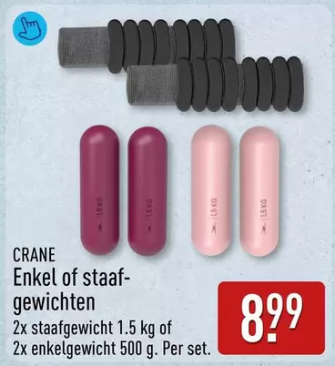 Enkel of staafgewichten