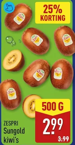 Sungold kiwi's
