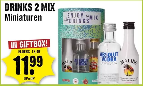 Mix - DRINKS 2 MIX Miniaturen