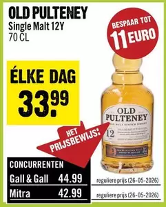 Euro - Single Malt 12Y 70 CL