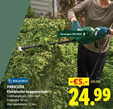 Op - Elektrische heggenschaar