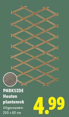 Houten plantenrek