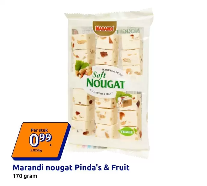 Marandi nougat Pinda's & Fruit