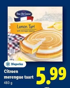 De - Citroen merengue taart