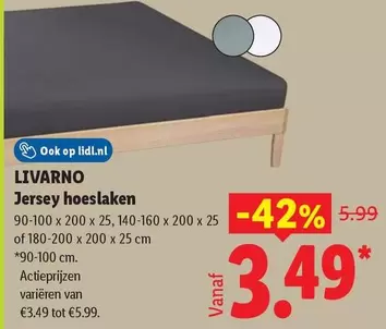 Op - Jersey hoeslaken