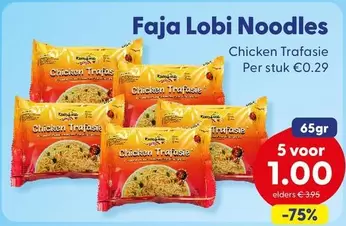 Faja Lobi Noodles Chicken Trafasie