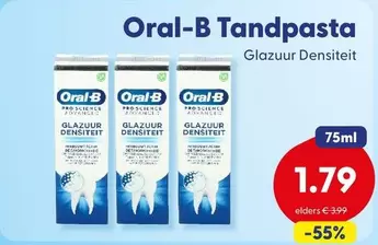 Oral-B - Tandpasta Glazuur Densiteit