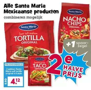 Santa Maria Nacho Chips, Tortilla Original, Taco Original
