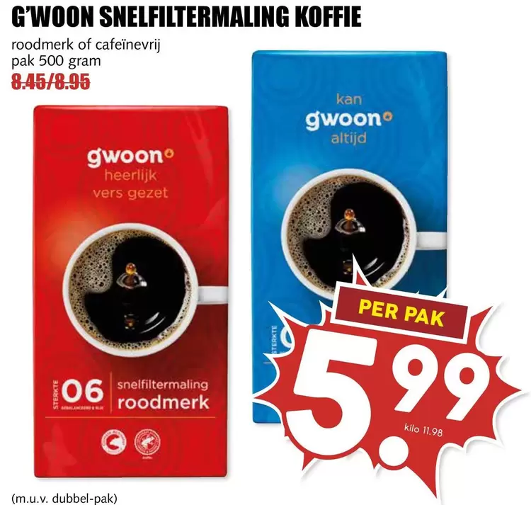SNELFILTERMALING KOFFIE
