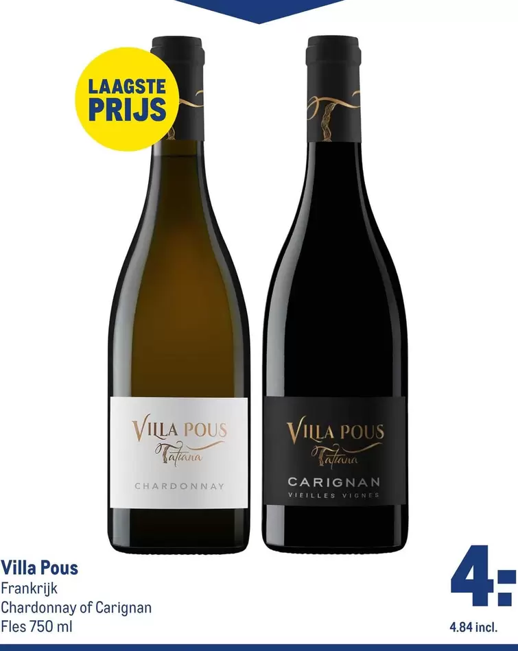Villa - Chardonnay or Carignan
