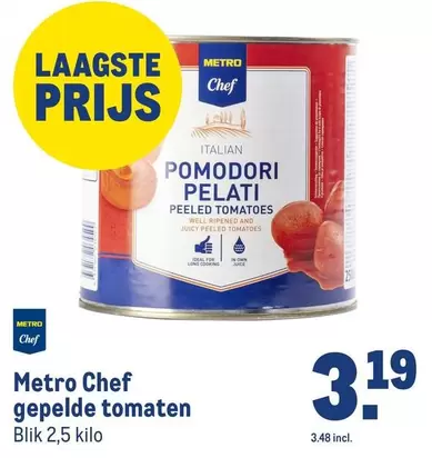 Chef - Gepelde tomaten