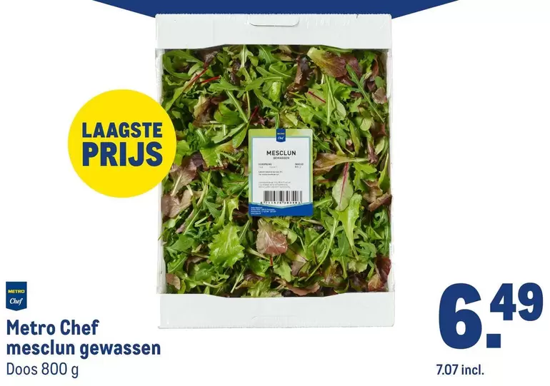 Chef - Mesclun Gewassen