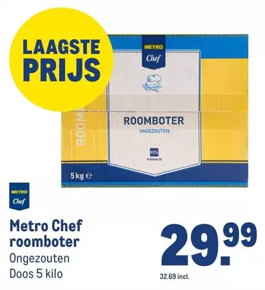 Chef - roomboter Ongezouten
