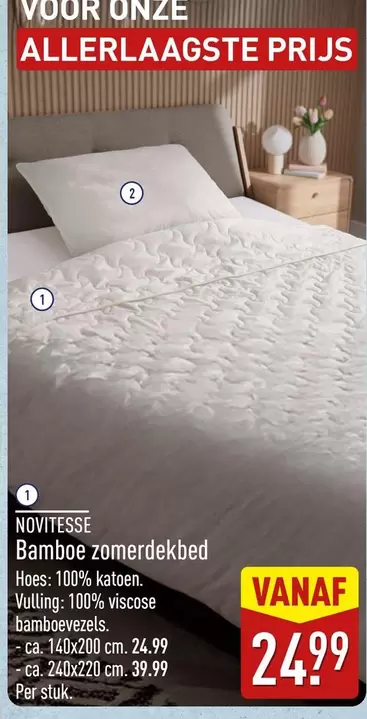 Bamboe zomerdekbed