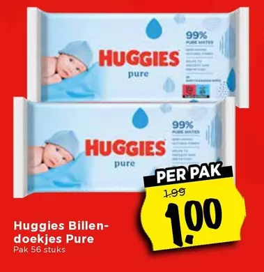 Huggies - Billon-doekjes Pure