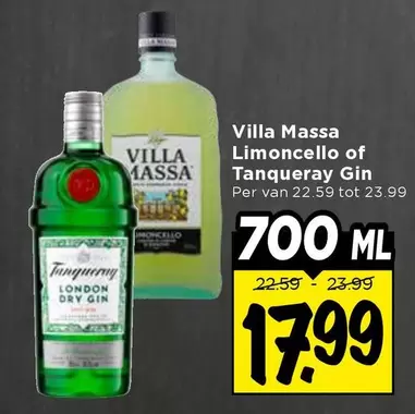 Villa -  Massa Limoncello of Tanqueray Gin