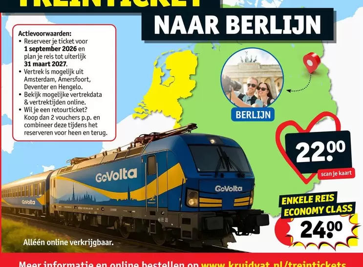 Class - TREINTICKET NAAR BERLIJN