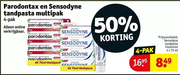 Sensodyne - Tandpasta multipak