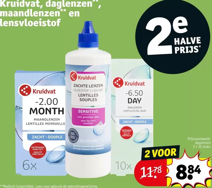 De - Zachte lenzen, maandlenzen, daglenzen en lensvloeistof