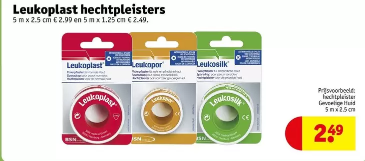 De - Hechtpleisters