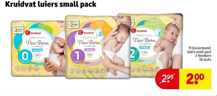 max - Kruidvat luiers small pack