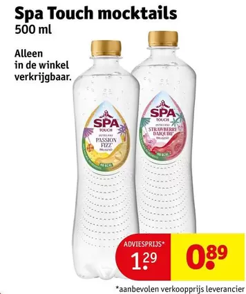 Spa - Touch mocktails