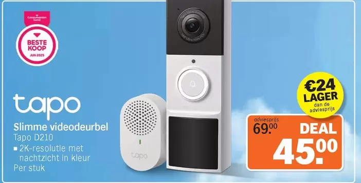De - Slimme videodeurbel