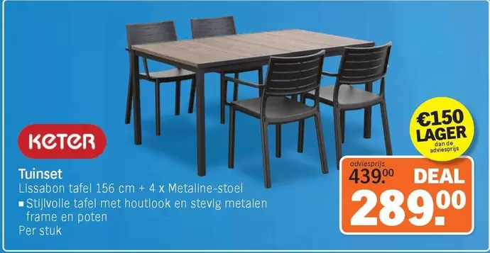 De - Tuinset