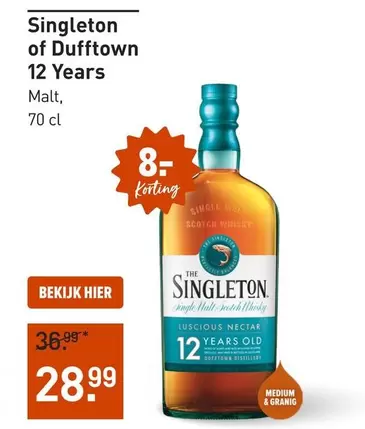 Medium - Singleton of Dufftown 12 Years